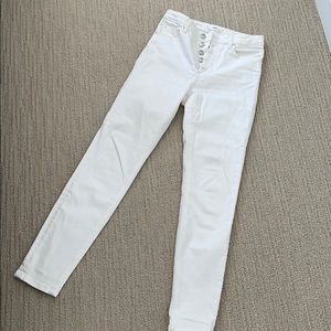 Never worn - mango high rise jeans